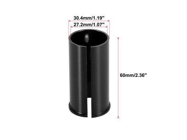 27.2 to 30.4mm Bicycle Bike Seat Post Tube Adapter Seatpost Reducing Sleeve Adapter Aluminium Alloy Black