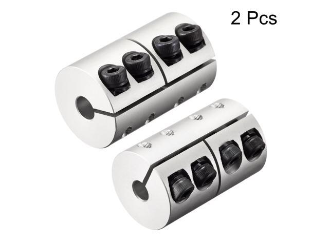 2pcs 6.35mm to 8mm Shaft Coupling 25mmx40mm Coupler Aluminum Alloy Joint Motor for 3D Printer CNC Machine DIY Encoder