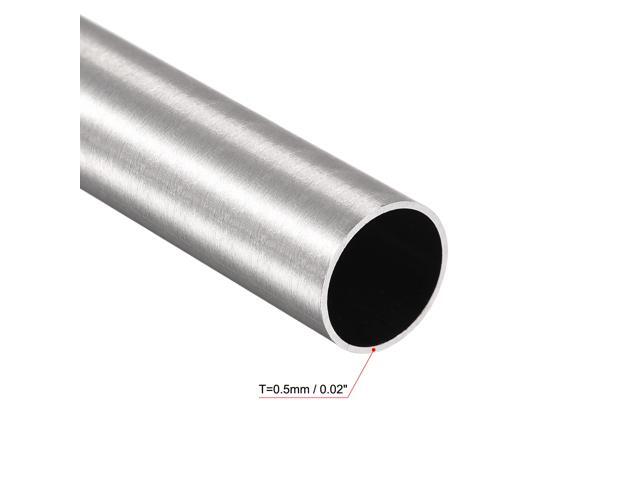 304 Stainless Steel Round Tube 11mm OD 0.5mm Wall Thickness 300mm Length