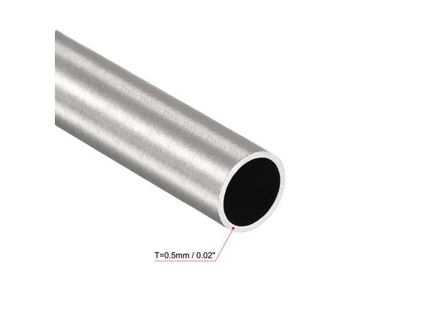 304 Stainless Steel Round Tube 7mm OD 0.5mm Wall Thickness 300mm Length