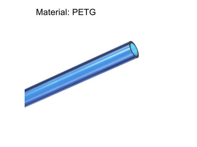 PETG Tubing Hard Tube 10mm ID, 14mm OD, 0.5m Length, Blue No Fluorescent Light for PC Water-cooling System 4pcs