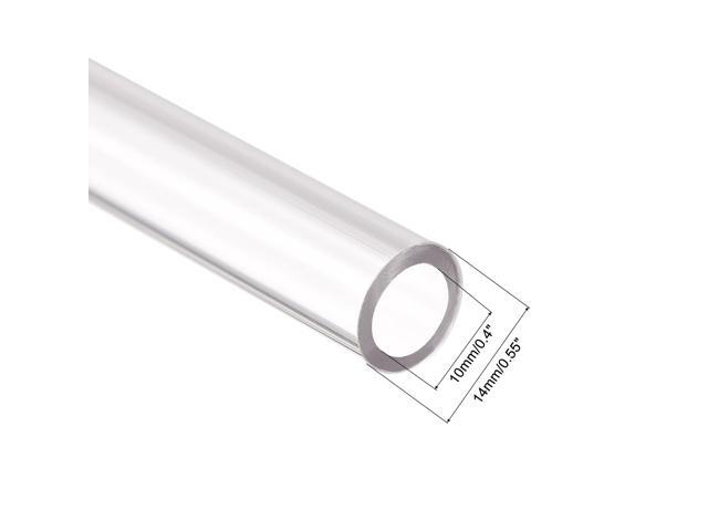 PETG Tubing Hard Tube 10mm ID, 14mm OD, 0.5m Length, Clear for PC Water-cooling System 4pcs