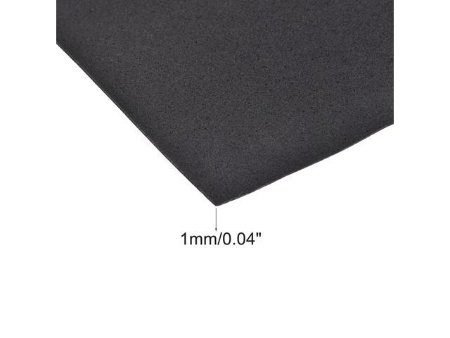 Black EVA Foam Sheets Roll 13 x 19 Inch 1mm Thick for Crafts DIY Projects