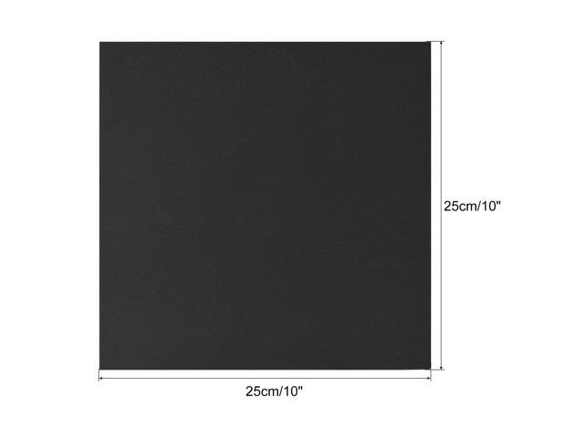 Black EVA Foam Sheets 10 x 10 Inch 7mm Thickness for Crafts DIY Projects, 4 Pcs