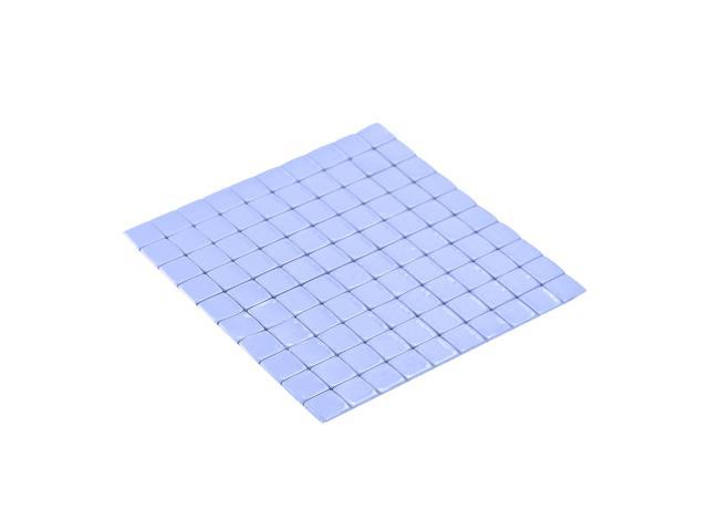 Soft Silicone Thermal Conductive Pads 10mmx10mmx0.5mm Heatsink for Cooling Components Blue Pack of 100