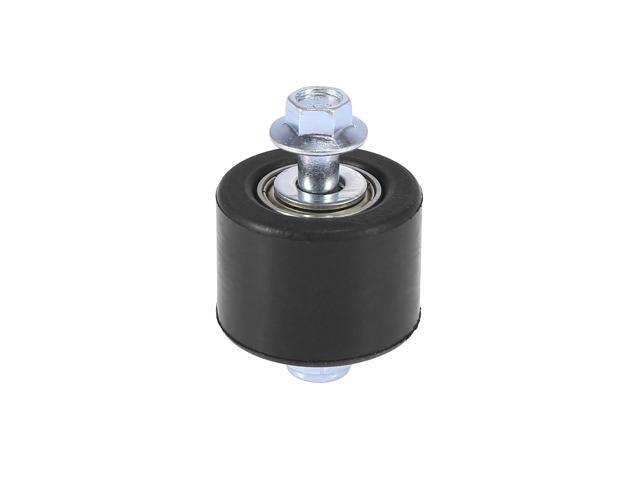 1 Set 8mm Motorcycle Chain Pulley Roller Slider Wheel Guide for Street Bike ATVs Black
