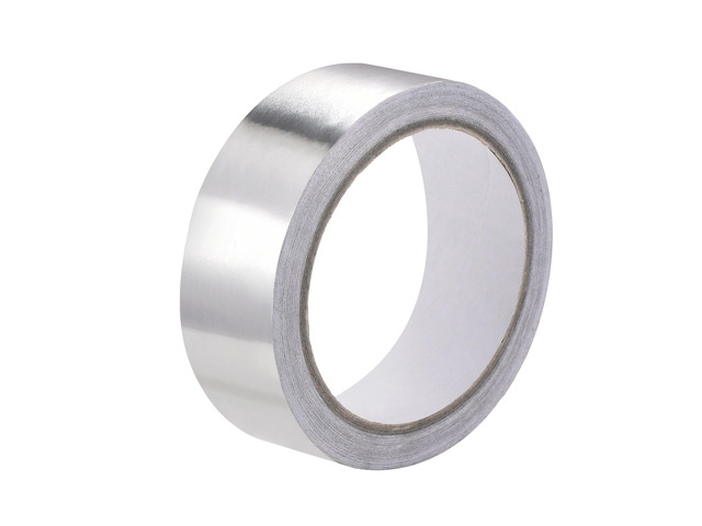 25mm Aluminum Foil Tape High Temperature Tape for HVAC, Sealing, Patching Hot and Cold Air Ducts Single Sided Adhesive Tape 20m/65ft