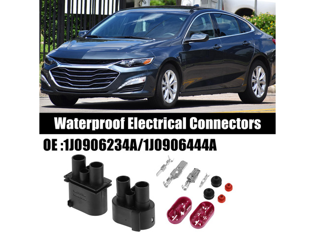 1 Set Car Engine Cooling Fan Motor Connector No.1J0906234A/1J0906444A for Audi S3 2017-2020