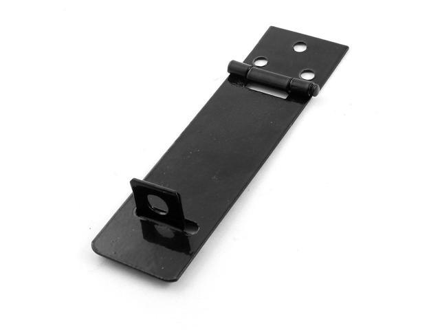 Black Tone Metal Cabinet Gates Padlock Latch Door Hasp Staple Set