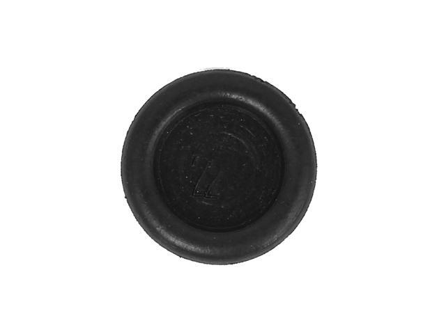 5pcs Black Rubber Closed Blind Blanking Hole Wire Cable Gasket Grommets 22mm