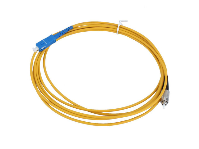 Unique Bargains 2.9M Single Mode SC to FC Connector Fiber Optic Jumper Cable Cord