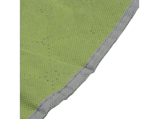 Unique Bargains Bamboo Charcoal Green Zippered Handles Cloths Quilt Bedding Blanket Storage Bag