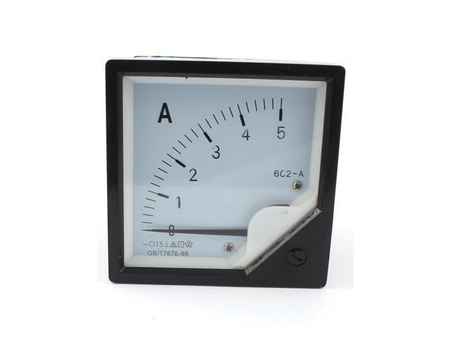 Unique Bargains DC 0-5A 6C2-A Direct Current Analog Ampere Gauge Panel Meter Class 1.5