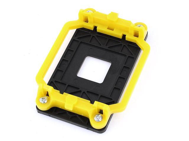 Unique Bargains AMD AM2 940 Socket CPU Fan Heatsink Bracket Holder Base Yellow Black