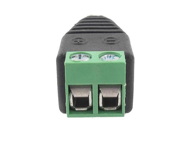 5pcs UTP Cat5 Cat6 Cable to AV Phono RCA Male Jack Plug Adapter for CCTV