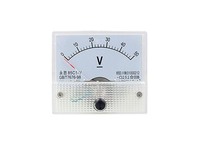 Unique Bargains Fine Tuning Dial DC Panel Volt Meter + Installing Parts
