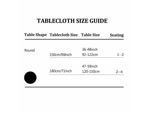 Home Picnic Round Rose Pattern Oil-proof Tablecloth Table Cloth Cover Pink 60'
