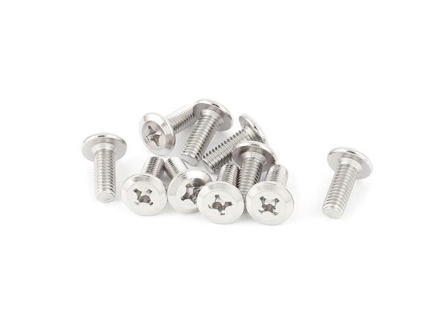 M6 x 15mm Crosshead Phillips Flat Head Countersunk Bolts Machine Screws 10 Pcs