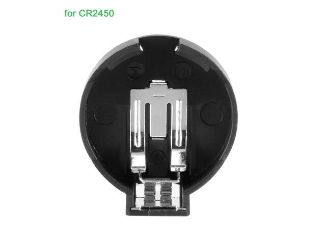 Unique Bargains 10 Pcs DIY CR2430 Coin Cell Button Battery Holder Socket