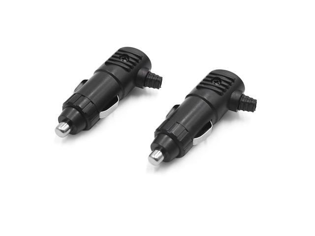 2pcs 12V 24V Car Cigarette Lighter Charger Socket Power Plug Outlet Adapter