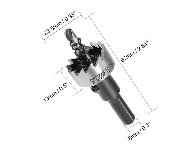 23.5mm HSS Drill Bit Hole Saw Cutter for Metal Alloy Wood