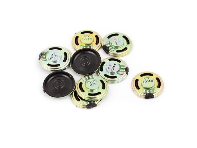 0.5W 23mm Diameter 8 Ohm Internal Mini Magnet Speaker Loudspeaker 10Pcs