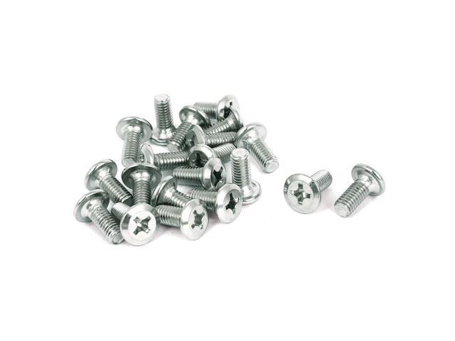 20 Pcs M6x15mm Countersunk Flat Head Phillips Bolts Machine Screw Fasteners