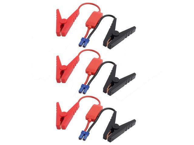 3pcs EC5 Connector Emergency Jumper Cable Alligator Clamps Booster Battery Clips