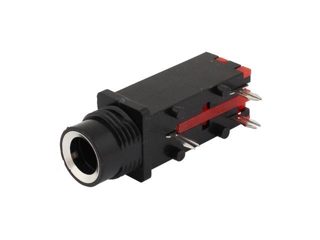 6.5mm Headphone stereo Jack Socket PCB Mount Connector Adapter