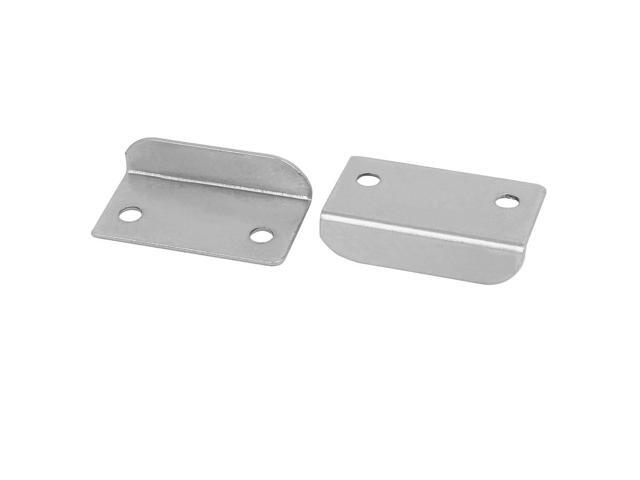 Unique BargainsHome Office Cabinet Drawer Metal Lock Strike Plates 39mm Length 30PCS