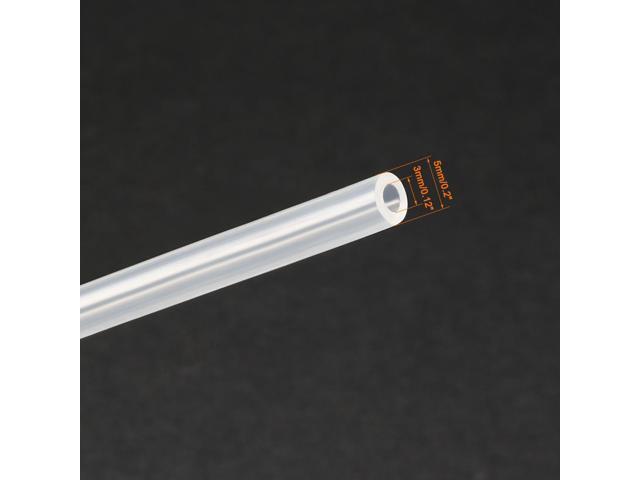 3mm x 5mm High Temp Resistant Flexible Silicone Tube Hose Pipe 1.5M Length
