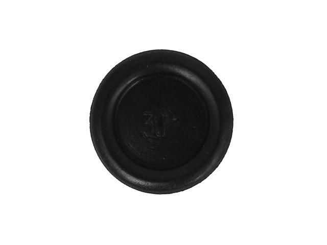 5pcs Black Rubber Closed Blind Blanking Hole Wire Cable Gasket Grommets 30mm