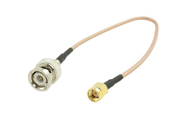 Unique Bargains 8.8' RF Radio SMA Male to BNC Male Adapter Extend Coaxial Cable