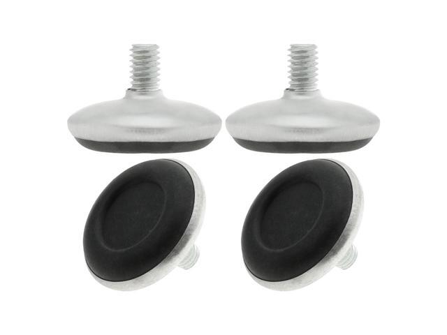 M6 x 10 x 30mm Leveling Feet Adjustable Leveler Cover for House Chair Leg 4pcs