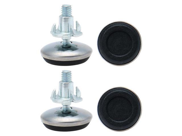M6 x 13 x 30mm Leveling Feet Adjustable Leveler Floor Protector for Cabinet 4pcs