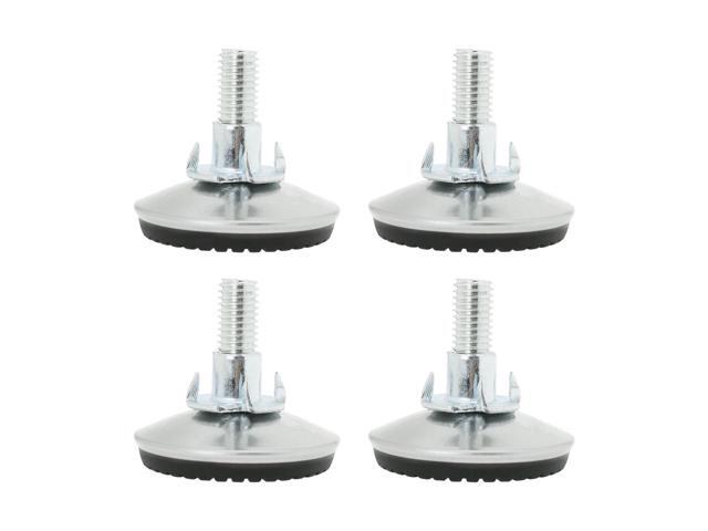 M10 x 30 x 50mm Furniture Glide Leveling Feet Leg Floor Protector w T-nuts 4pcs