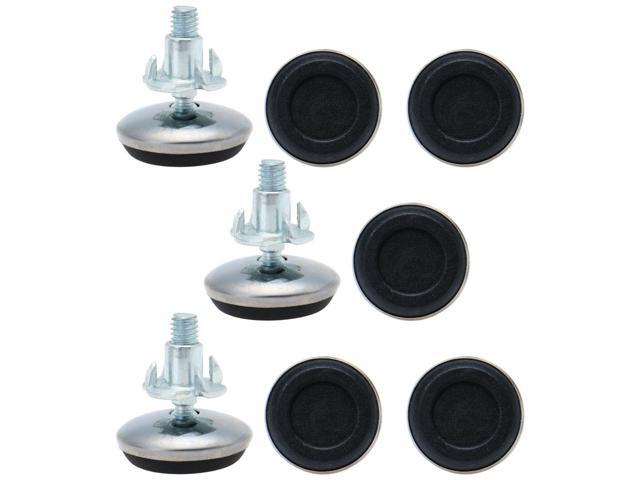 M6 x 13 x 30mm Leveling Feet Adjustable Leveler Floor Protector for Cabinet 8pcs