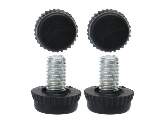 M6 x 10 x 15mm Leveling Feet Adjustable Support Cover for Machine Leg 4pcs