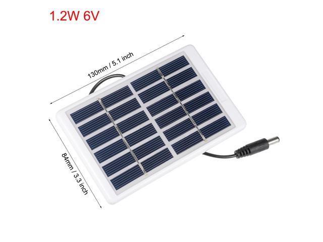 1.2W 6V Small Solar Panel Module DIY Polysilicon with 2Meter Wire for Toys Charger
