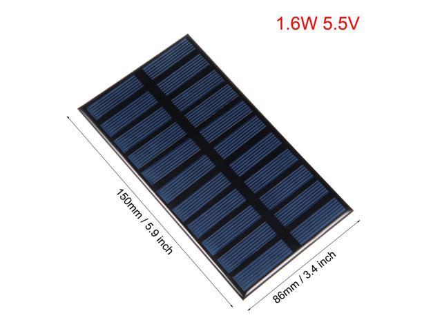1.6W 5.5V Small Solar Panel Module DIY Polysilicon for Toys Charger
