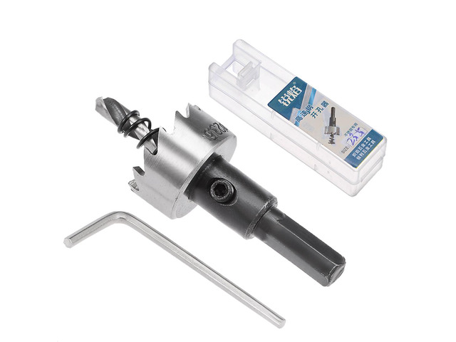 23.5mm HSS Drill Bit Hole Saw Cutter for Metal Alloy Wood
