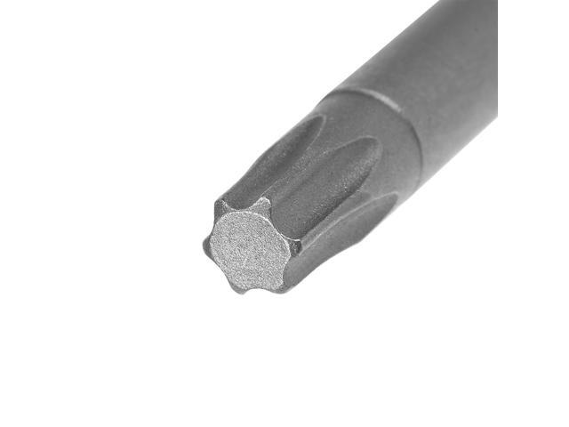 10pcs 75mm Long 1/4' Hex Shank T30 Magnetic Torx Head Screwdriver Bits S2 High Alloy Steel