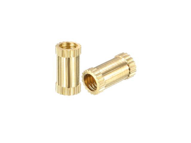 Photos - Other for repair Unique Bargains Knurled Threaded Insert, M3 x 8mm (L) x 4mm (OD) Female Thread Brass Embed 