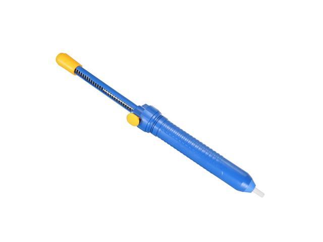 Desoldering Pump 13.2 inches 33.5cm Manual Vacuum Solder Sucker Removal Hand Tool Plastic Blue