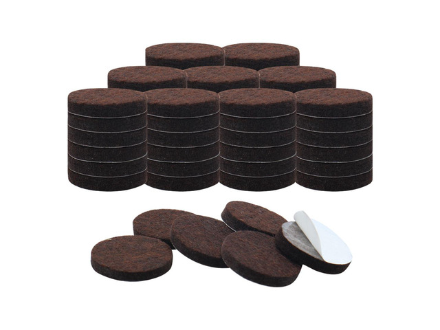 Felt Furniture Pads Round 7/8' Self Adhesive Anti-scratch Floor Protector 60pcs