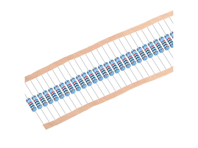 30pcs Metal Film Resistors 10K Ohm 2W 1%Tolerances 5 Color Bands