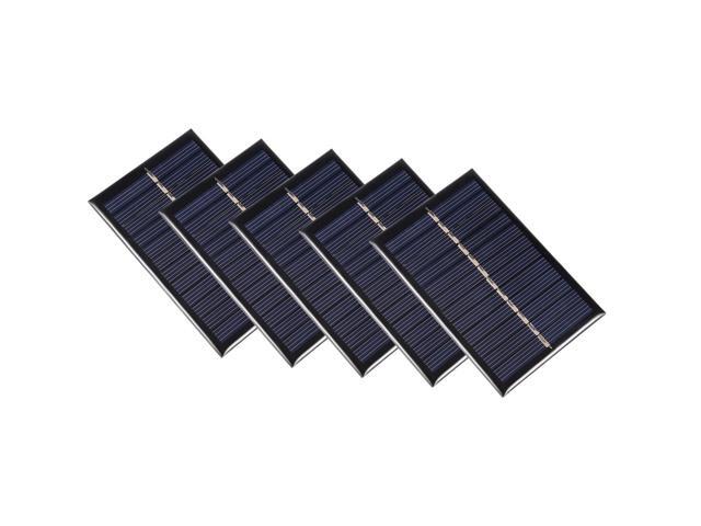 0.6W 6V Small Solar Panel Module DIY Polysilicon for Toys Charger 5Pcs