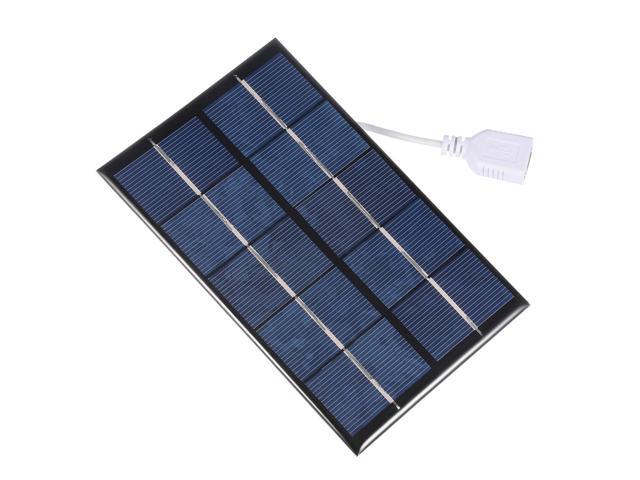 2W 5V Mini Solar Panel Module DIY Polysilicon with 455mm Wire for Toys Charger