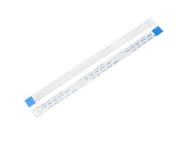 Flexible Flat Cable, 16 Pins 0.5mm Pitch 150mm FPC FFC Flexible Ribbon Cable for LCD TV Car Audio DVD Player Laptop 10Pcs (B Type)