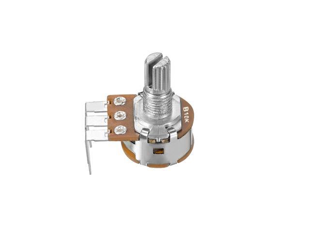 WH148 Potentiometer with Switch 10K Ohm Variable Resistors Single Turn Rotary Carbon Film Taper 5pcs